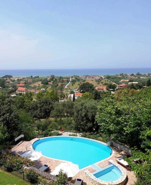 Villa Melenia Almiros Beach Bagian luar foto